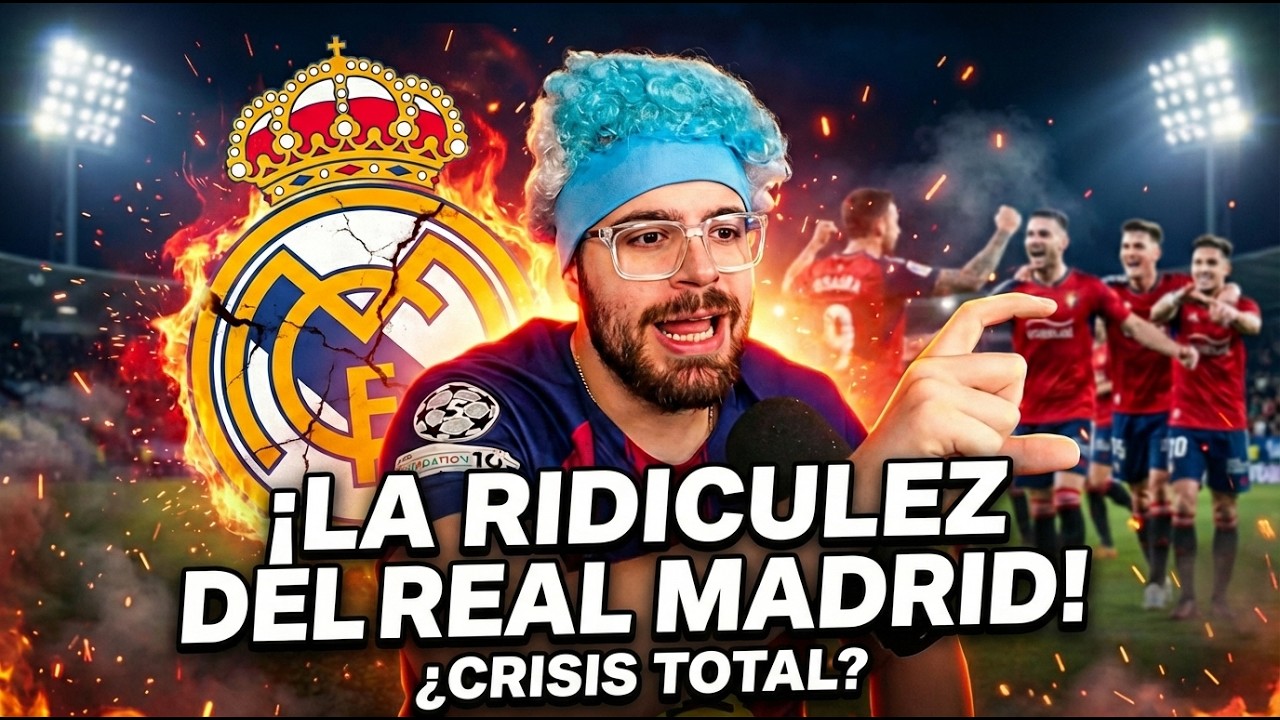 REAL MADRID CAE ANTE OSASUNA 😱 ¿CRISIS EN EL BERNABÉU? La Cobra Reacciona