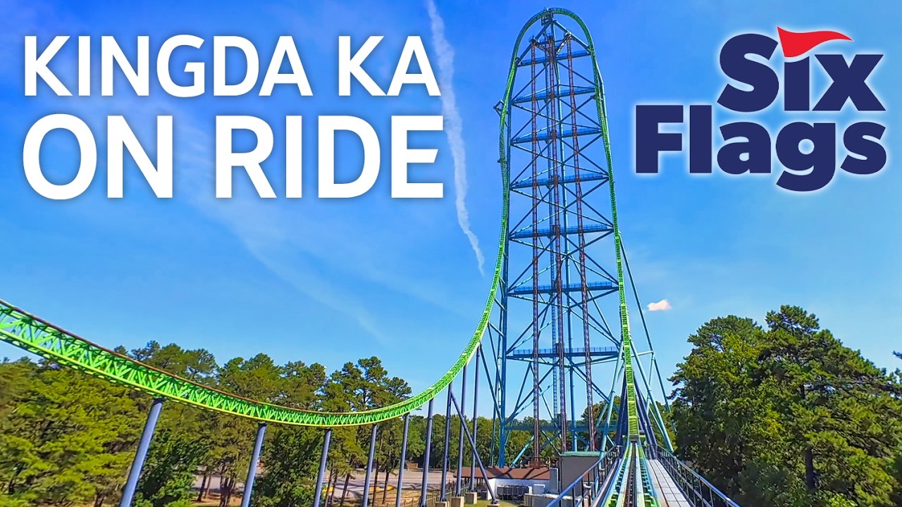 [4K ON RIDE] Kingda Ka - Tallest Roller Coaster in the World - Six Flags Great Adventure