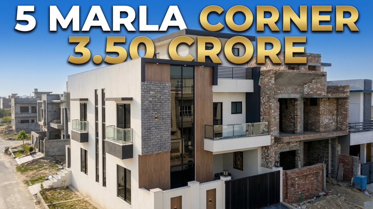5 Marla Corner House 😍 Affordable Demand Prime location #modernhouse  #houseforsale #b17islamabad 