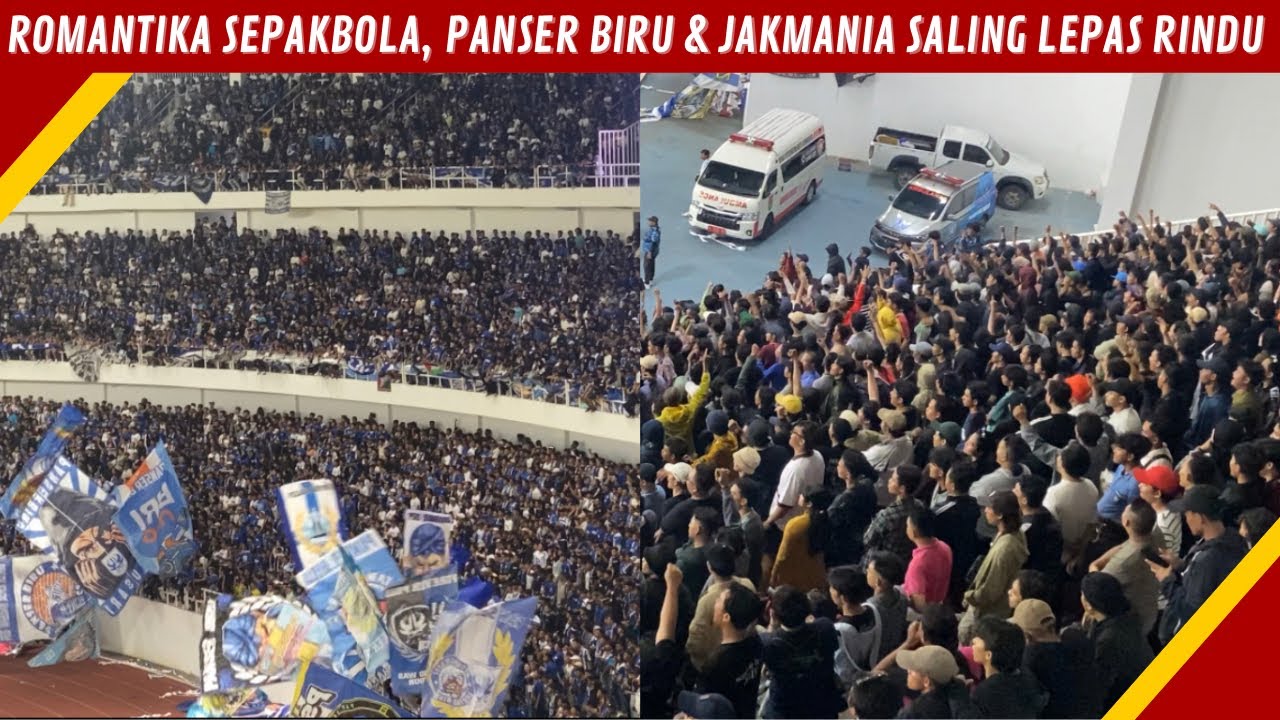 ADEM‼️ADU PSYWAR HINGGA KEMESRAAN JAKMANIA DENGAN PANSER BIRU
