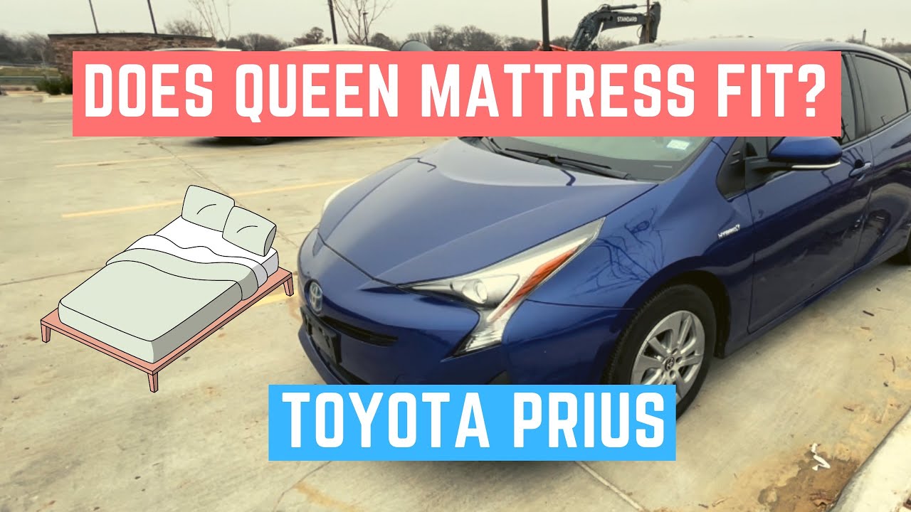 Помещается ли двуспальный матрас/кровать размера Queen в Toyota Prius?