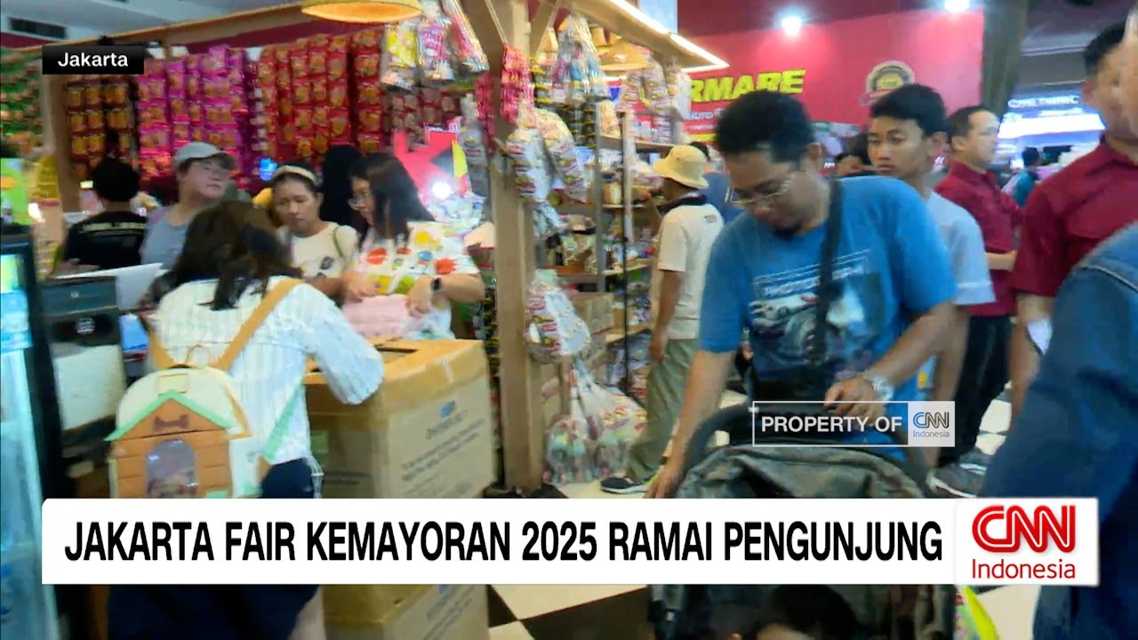 Jakarta Fair Kemayoran 2025 Ramai Pengunjung