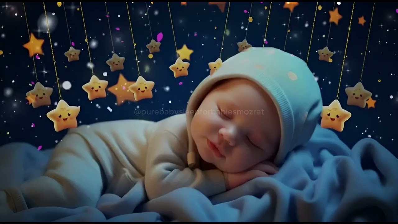 Instant Calm Baby Sleep in 3 Minutes 🍼 Baby Sleep Music 🎵 Mozart & Brahms Lullabies