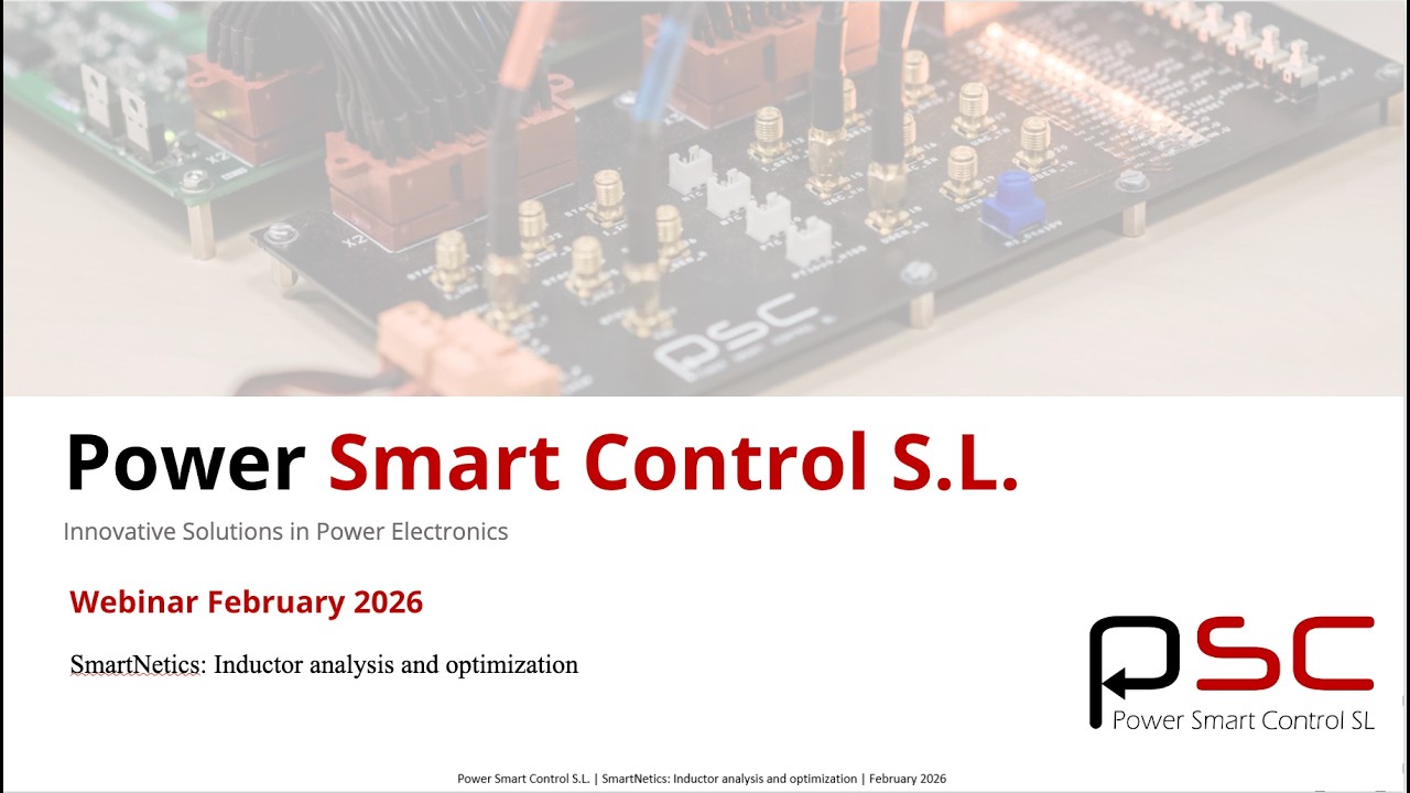 SmartNetics Webinar - Inductor analysis and optimization