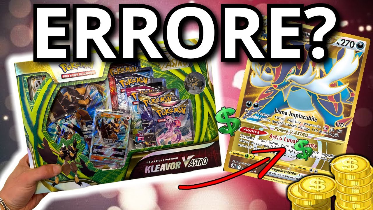 GOD PACK + GOLD (ERRORE DI STAMPA?) - Apro la collezione Pokèmon di KLEAVOR V-ASTRO. Che spettacolo!