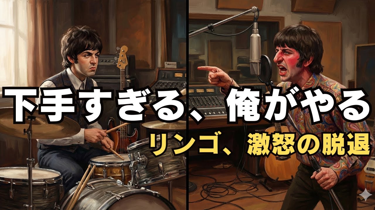 「貸せ、君には弾けない」ポールがメンバーの楽器を奪い取って録音した5曲【ビートルズ解散の真相】