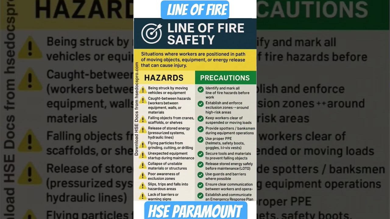 Line Of Fire #hseparamount #lineoffire #safetymanagement