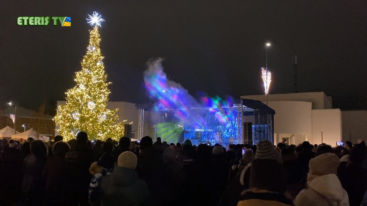 ETERIS TV 2022.12.19 Gruodžio 17 d. Prienuose įžiebta Kalėdinė eglutė