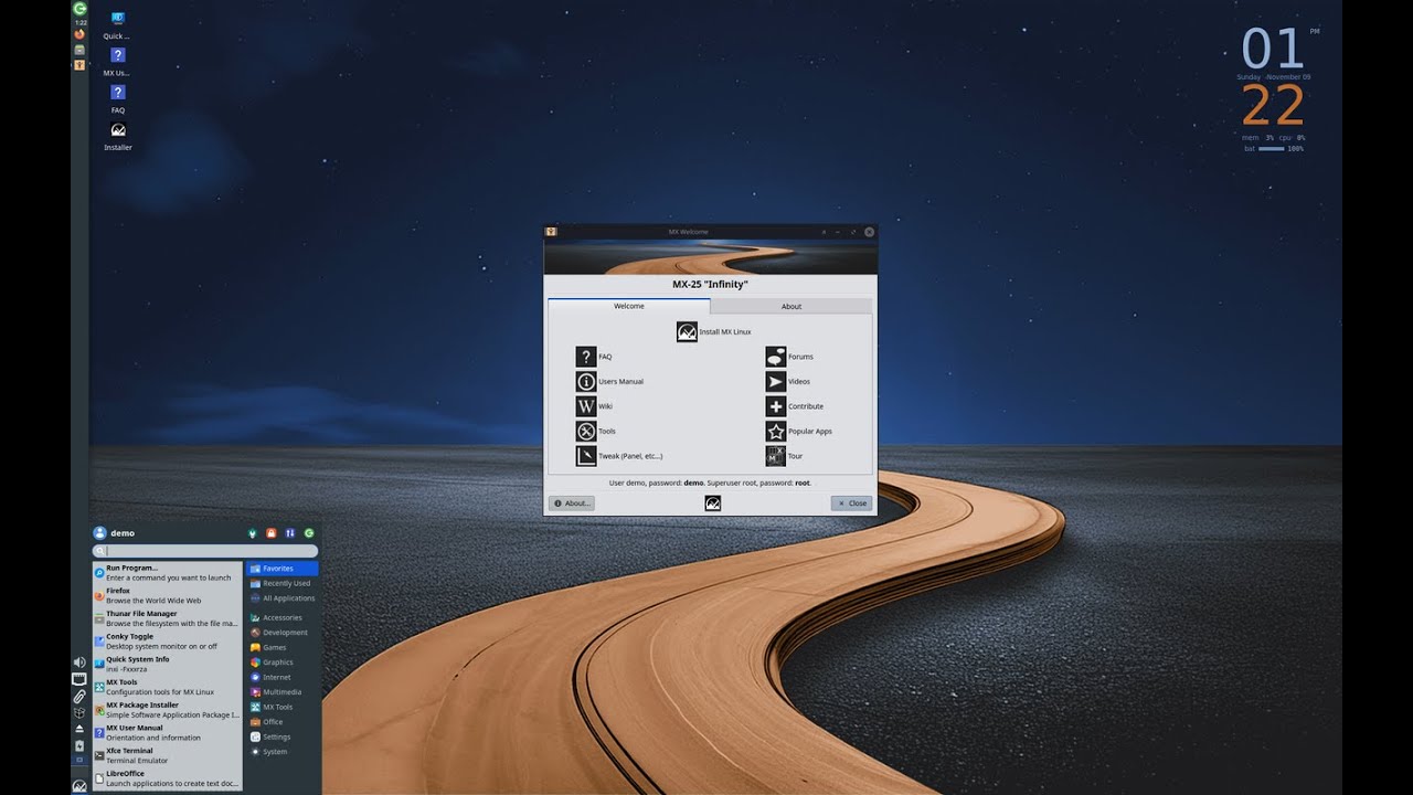 New Release: MX Linux 25.1 Xfce “Infinity” - Review en Español