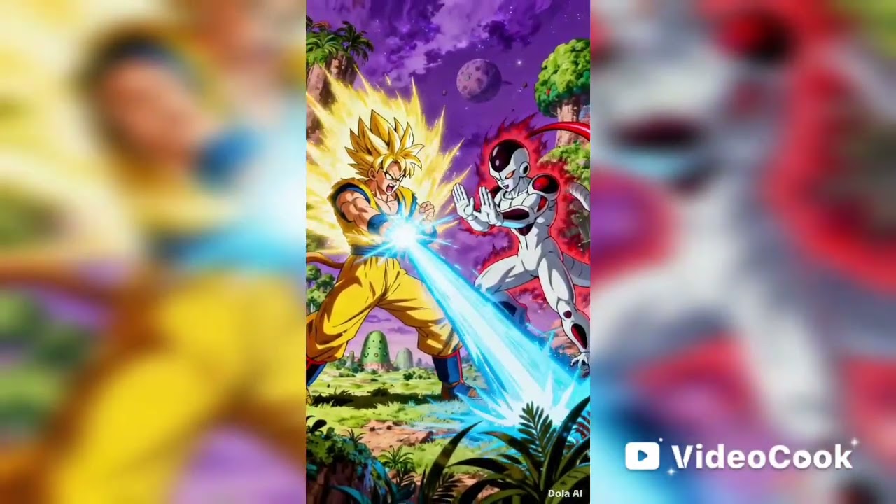 La batalla de Goku vs freezer 
