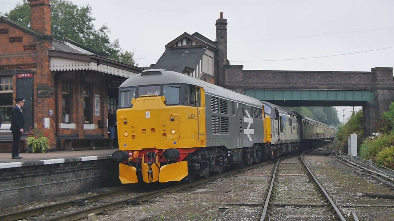 GCR Autumn Diesel Gala 2024 - Great Central Preserved Railway 55019 31108 D123 50017 D8001 Part 1