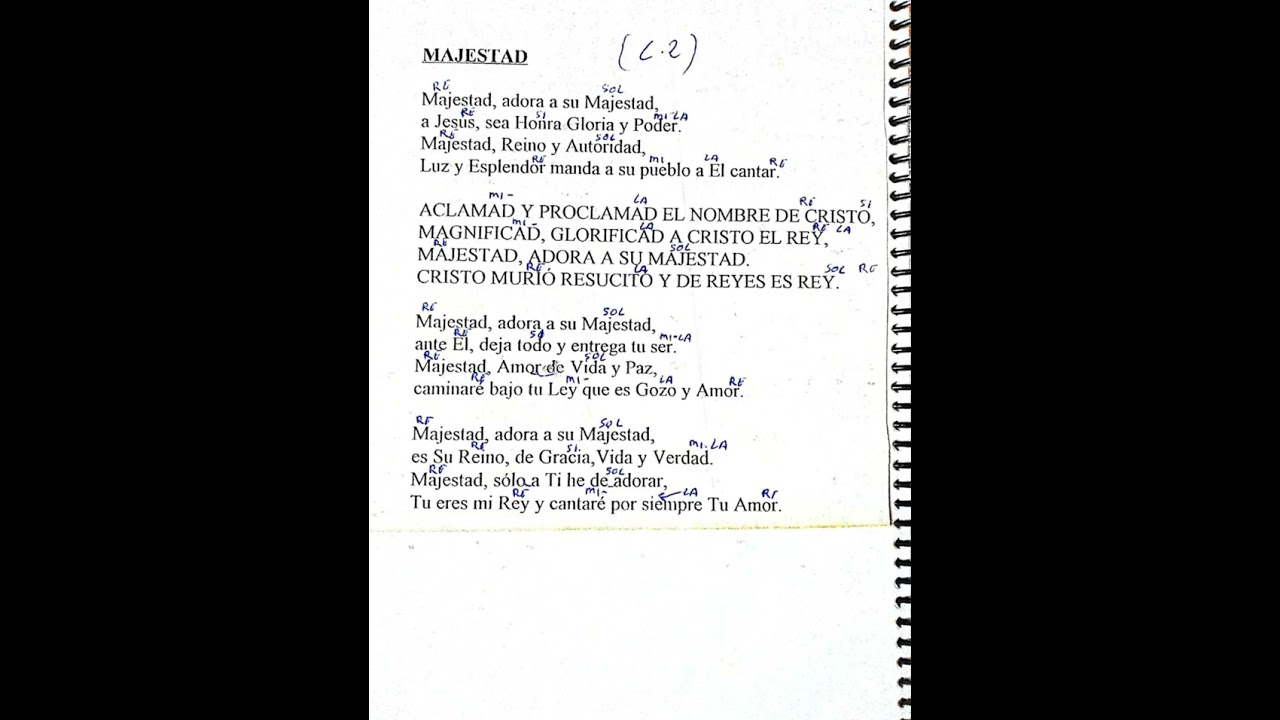 MAJESTAD CANTADA MÚSICA ÓRGANO
