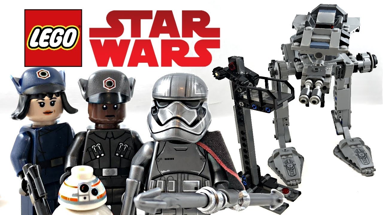 LEGO Star Wars First Order AT-ST review! 2018 set 75201!