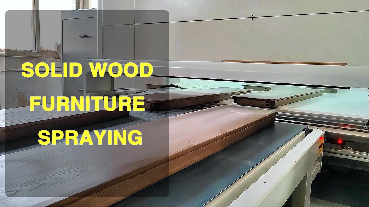 High-Performance Reciprocating Spray Machine for Wood Finishing 
