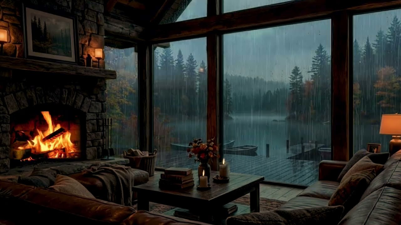 Loud Thunder & Heavy Rain Sounds 🌧️⚡ Deep Sleep | Ambient Soundscape