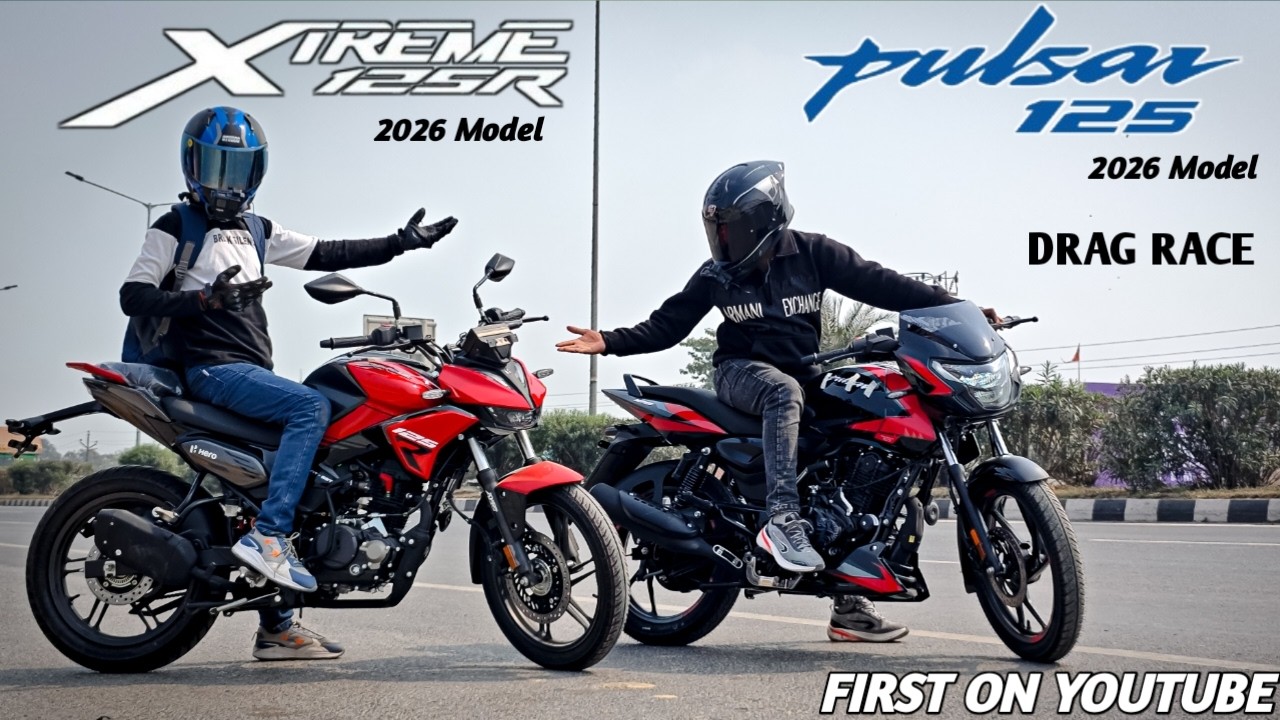 Bajaj Pulsar 125 Vs Hero Xtreme 125r | Drag Race