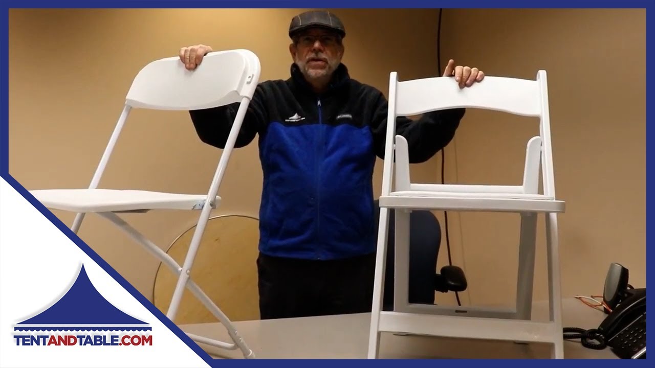 You Don't Want to Cut Corners on Folding Chairs! | TentAndTable.com Facebook Live