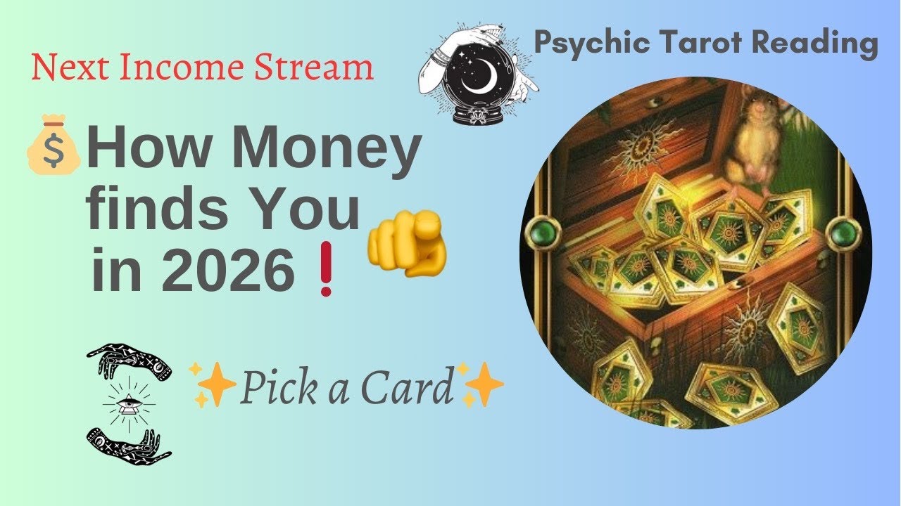 💰Next MONEY Source REVEALED Tarot Pick a Card Reading 🔮