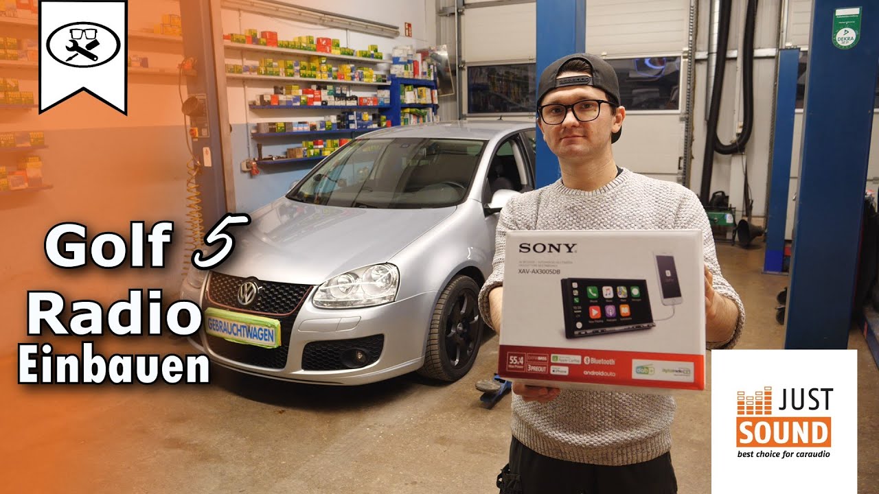 VW Golf 5 Sony Radio Einbauen | Installing the radio | VitjaWolf | Tutorial | HD |