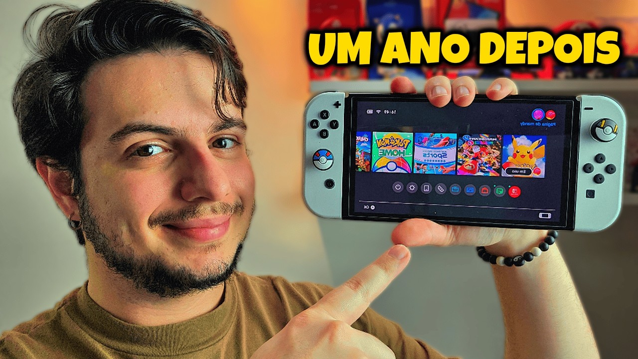 Vale a pena ter um Nintendo Switch em 2025? Minha experiência depois de 1 ano!