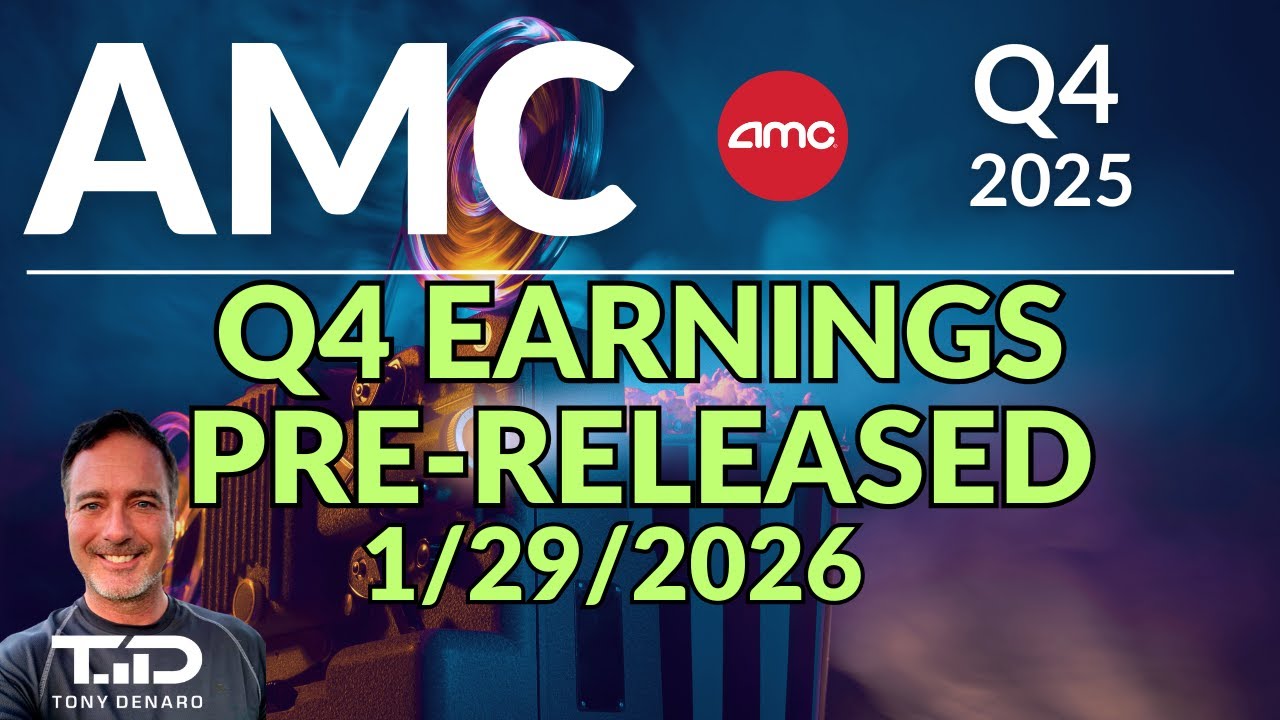 AMC Announces Q4 & 2025  Prelim Results & New Debt Restructuring 🔴LIVE 1/29/2026