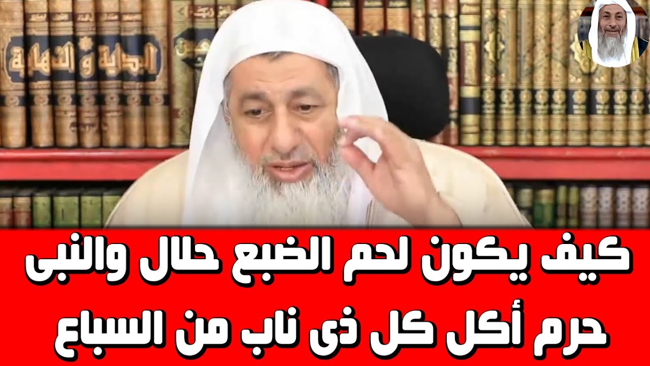 كيف يكون لحم الضبع حلال والنبى حرم أكل كل ذى ناب من السباع