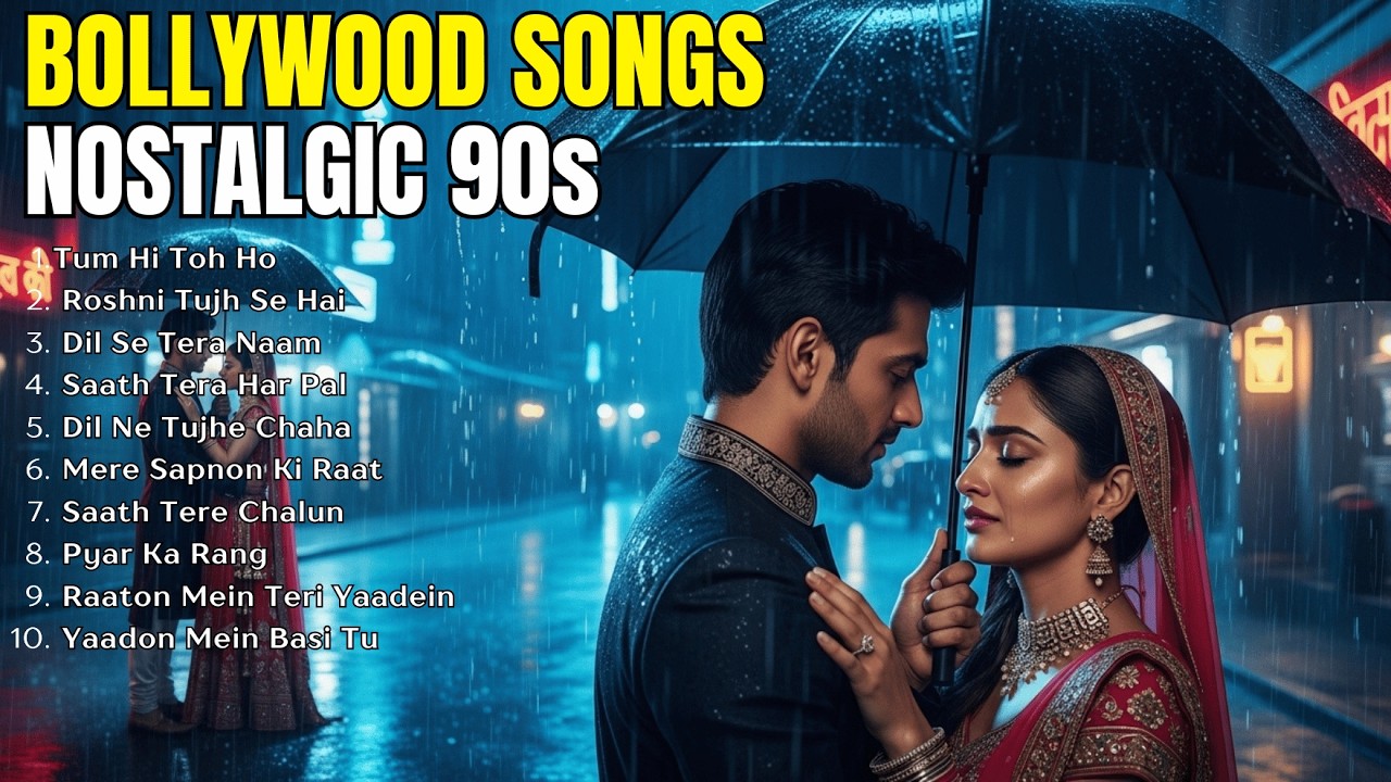 LIVE Hindi Love Songs 90s 🎶 Evergreen Bollywood Romantic Hits | 24/7 Nostalgia Music Stream