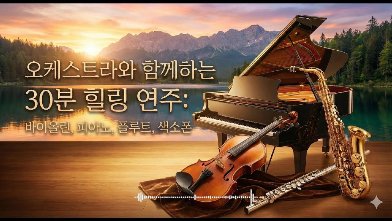 감성과 하모니: A 30-Minute Orchestral Journey - Piano, Violin, Flute, and Saxophone