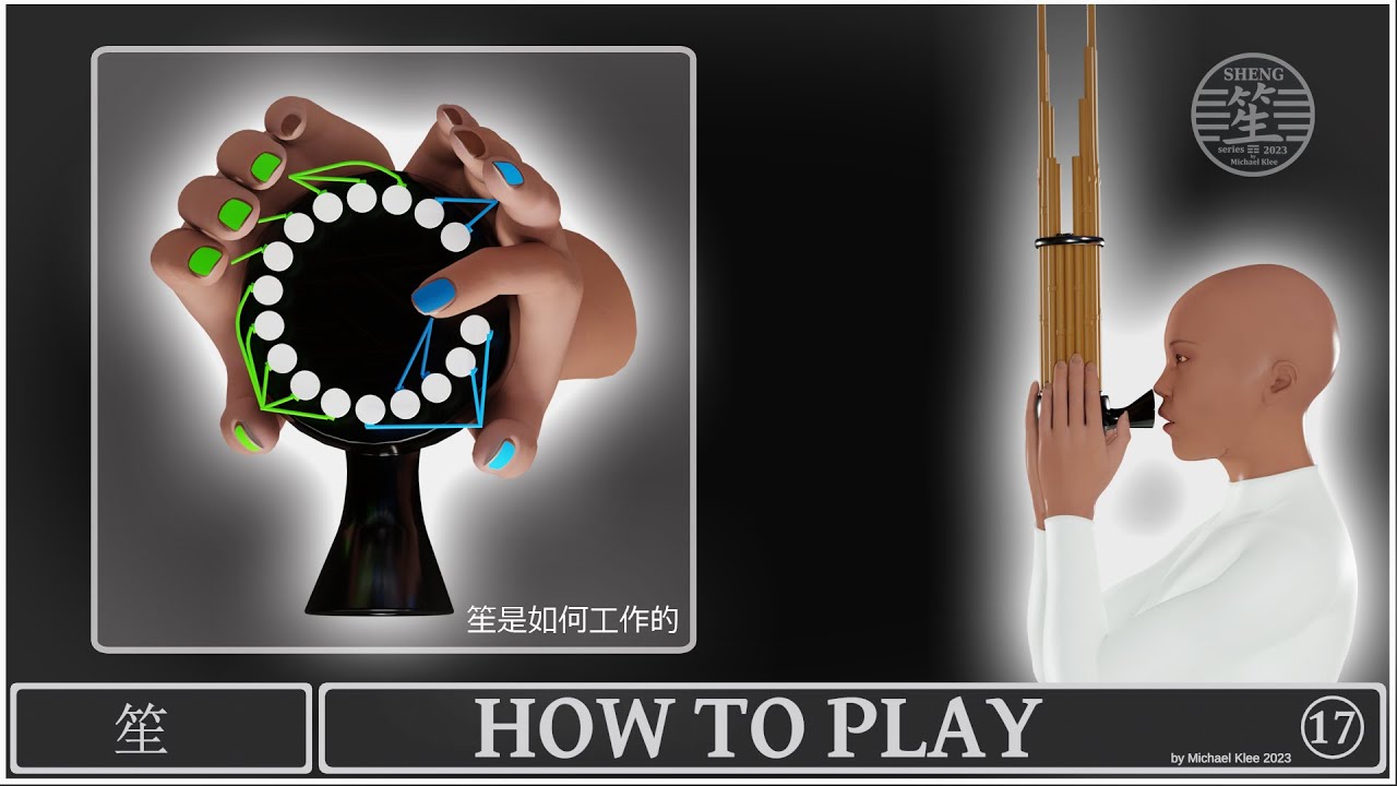 Sheng series 笙 Part 17 - How a Sheng Works - How to play a Sheng - 笙是如何工作的