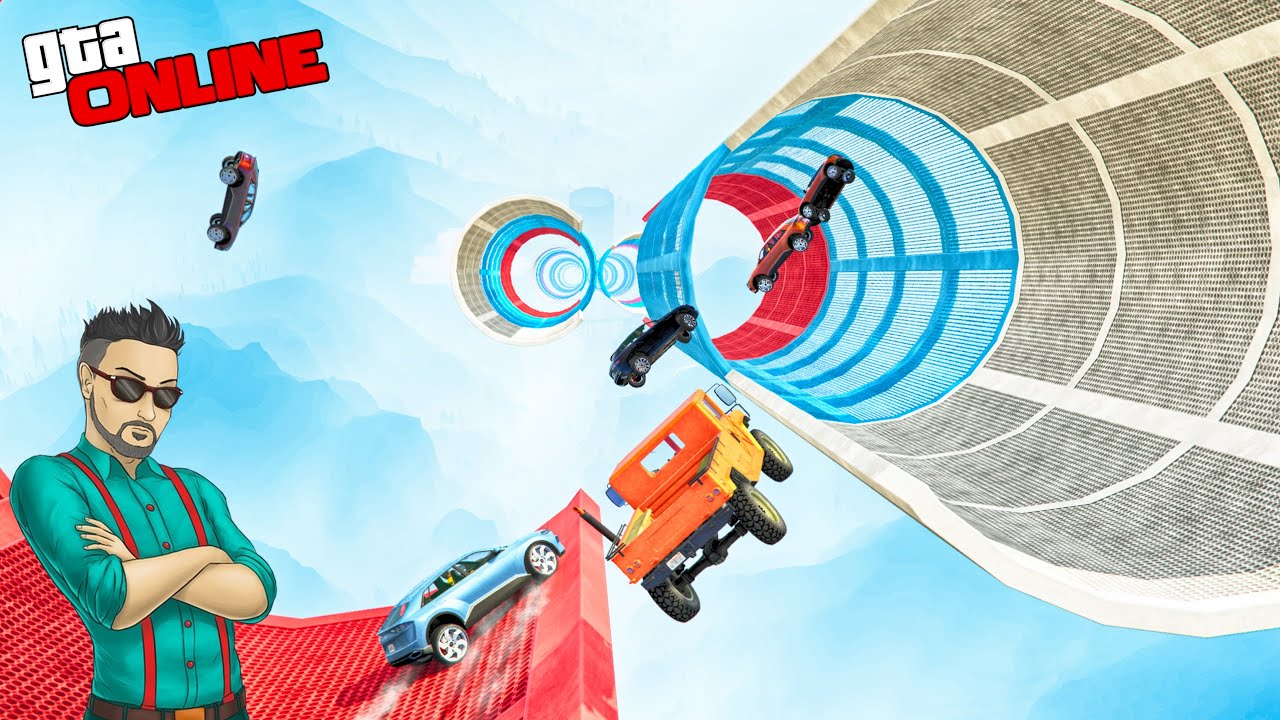 СПУСКИ В ГТА ВЫХОДЯТ НА НОВЫЙ УРОВЕНЬ БОЛИ! ФЛИПЫ ПО ТРУБАМ С КУЧЕЙ ЛЮДЕЙ В ГТА 5 ОНЛАЙН