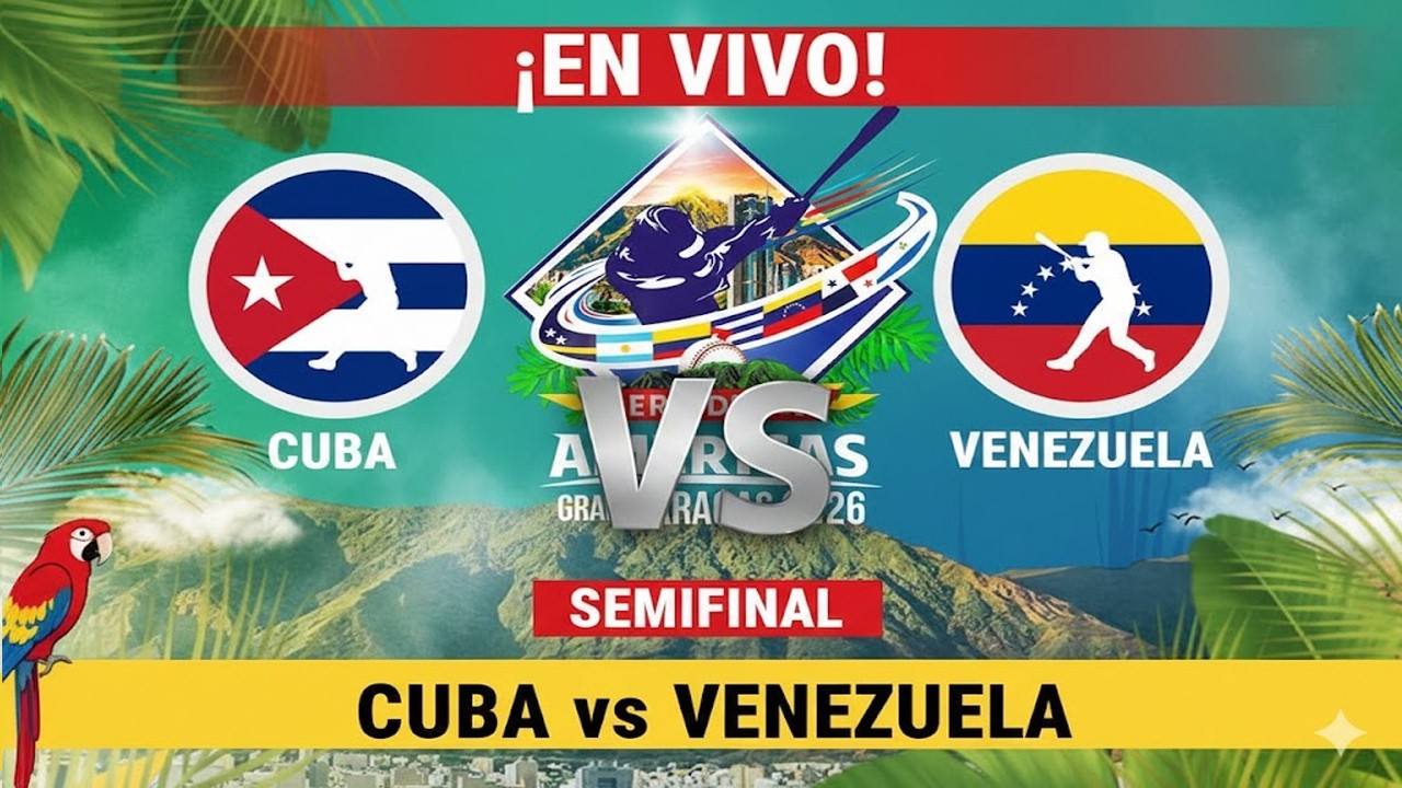 EN VIVO. SEMIFINAL SERIE DE LA AMÉRICAS CUBA vs VENEZUELA