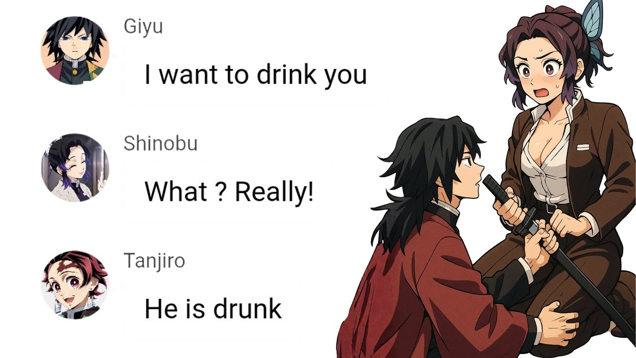 If Giyu got DRUNK !! | Demon Slayer