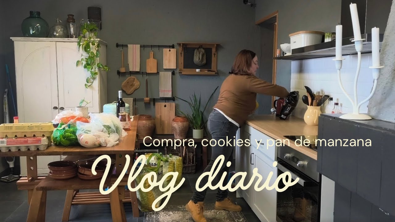 Compra, horno encendido y casa en orden | Día en casa | Rutina real