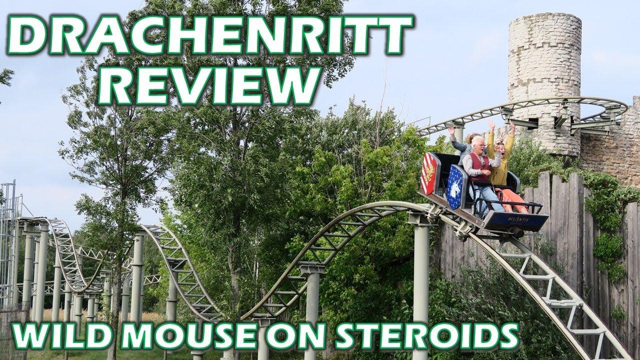 Drachenritt Review, Belantis Gerstlauer Bobsled Coaster | Wild Mouse on Steroids