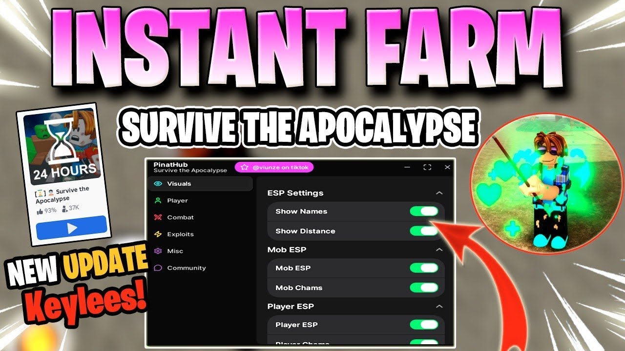 SURVIVE THE APOCALYPSE SCRIPT *NO KEY* AUTO PICKUP, AUTO FARM, AUTO COLLECT ITEMS ✅🥇