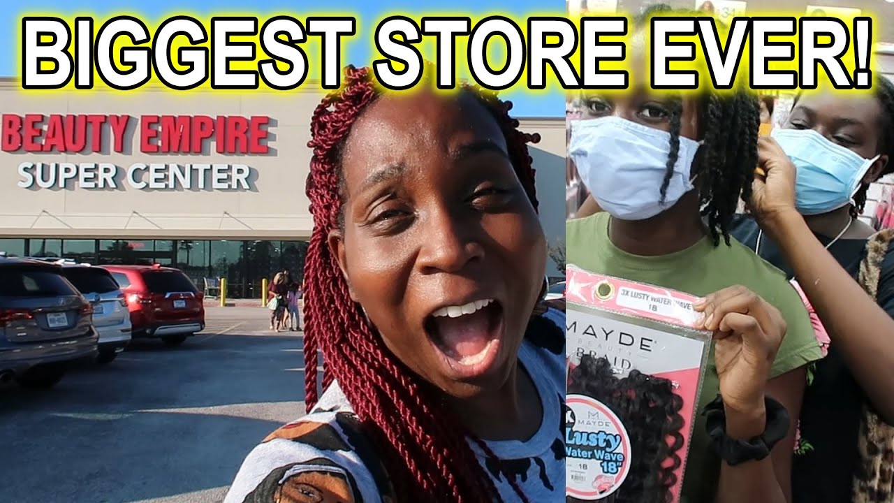 We Went to the BIGGEST BEAUTY SUPPLY STORE in Houston Texas | DNVlogsLife