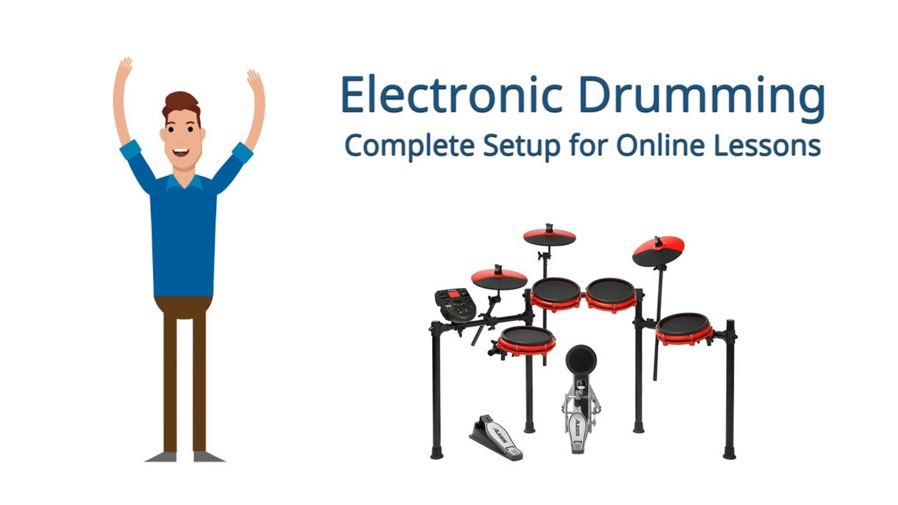 Electronic Drumming - Complete Setup for Online Lessons