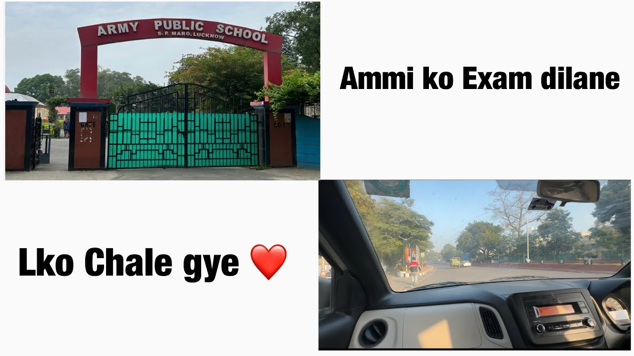 Exam dene lko pahuch gye 😅#lucknow #youtube #vlog 