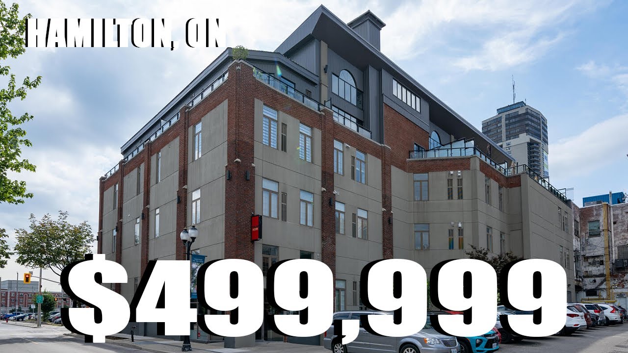 $499k For This Spacious Hamilton LOFT!!! Filmwork Lofts In The Heart Of Hamilton's Downtown Core!!!