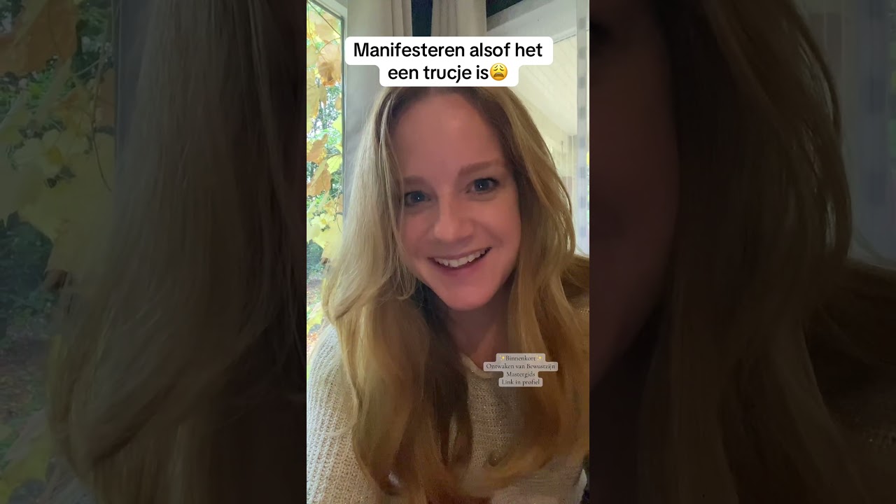 Manifesteren is zo commercieel geworden #zelfbewustzijn #spiritueelontwaken