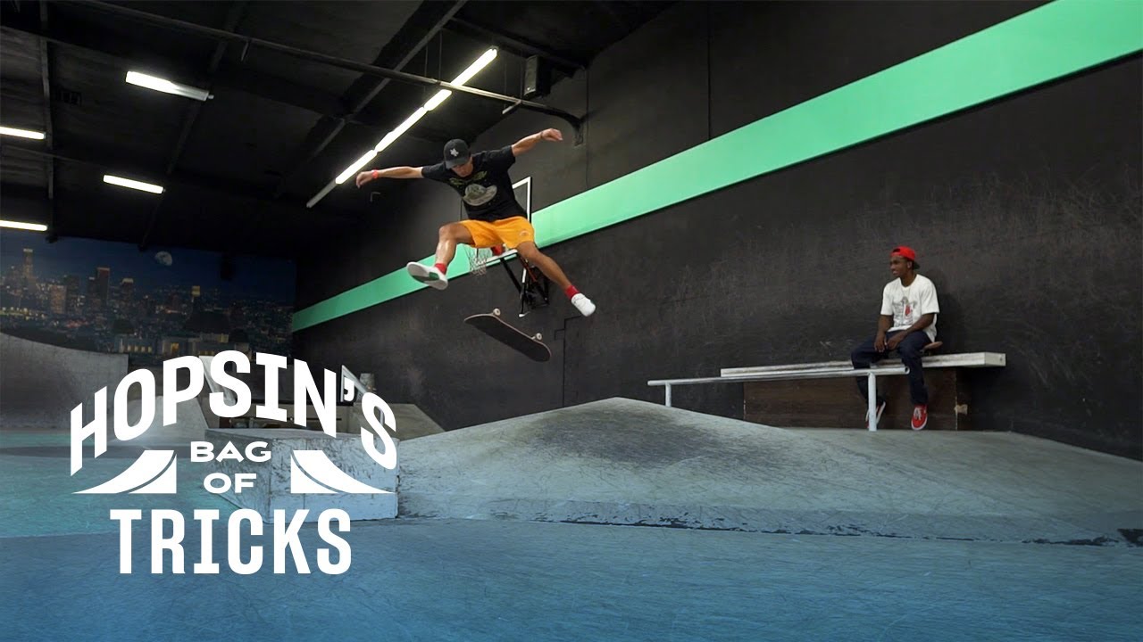Hopsin Learns New Skate Tricks With Pro Skater Nick Tucker