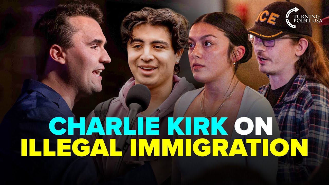 Student Showdowns: Charlie Kirk's BEST Debates On Illegal Immigration 👀🔥 | Spring 2024