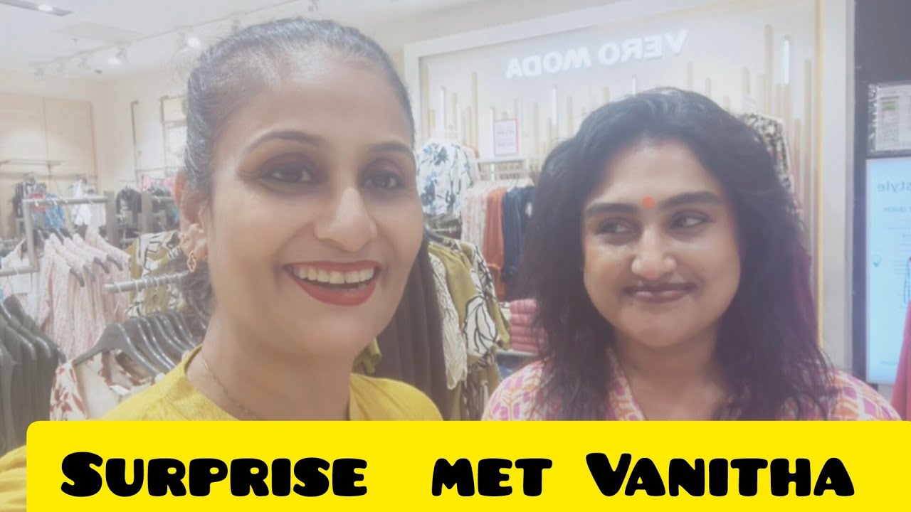 Surprise met Vanitha After a long time 👍