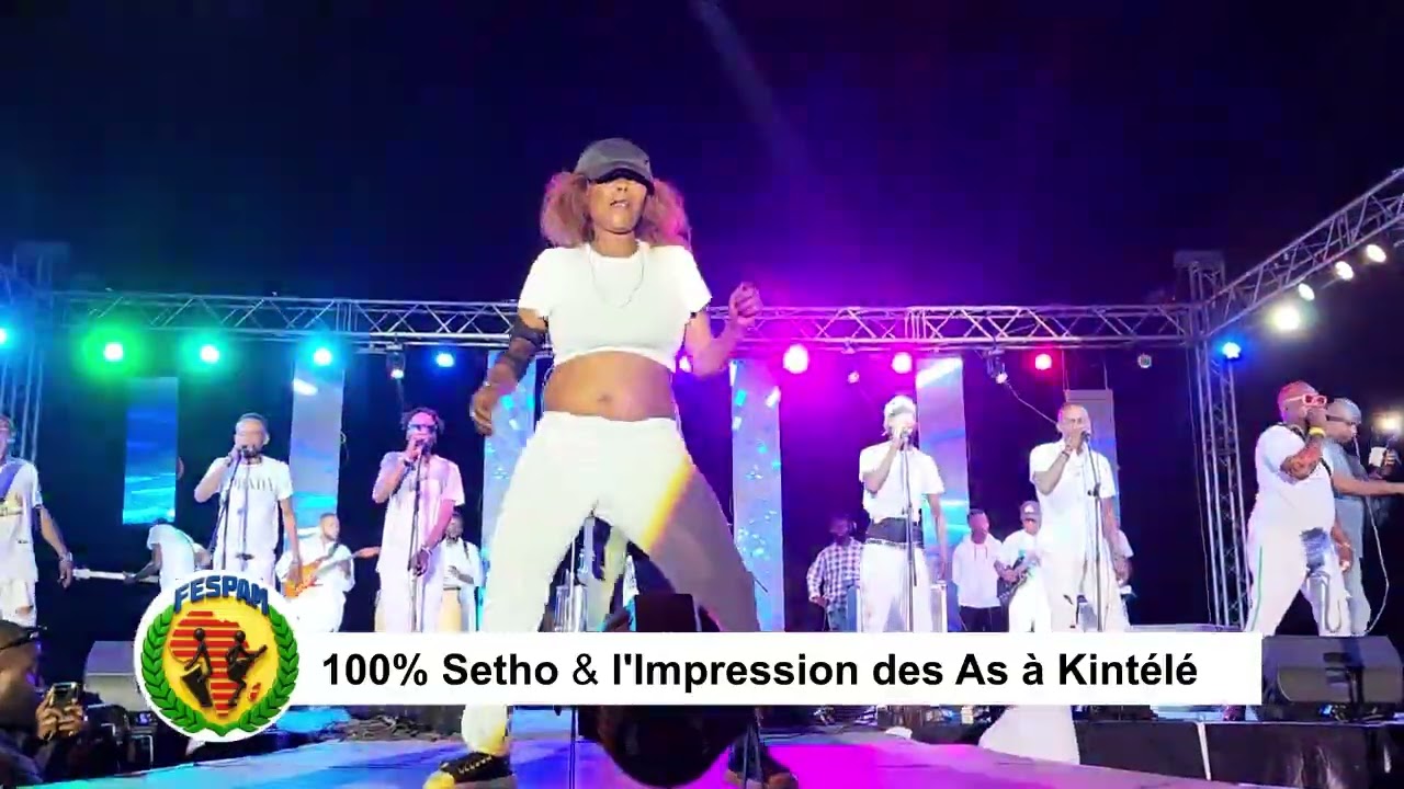 100% SETHO & L'IMPRESSION DES AS À KINTELE LORS DE LA 12ÈME ÉDITION DU FESPAM 2025.