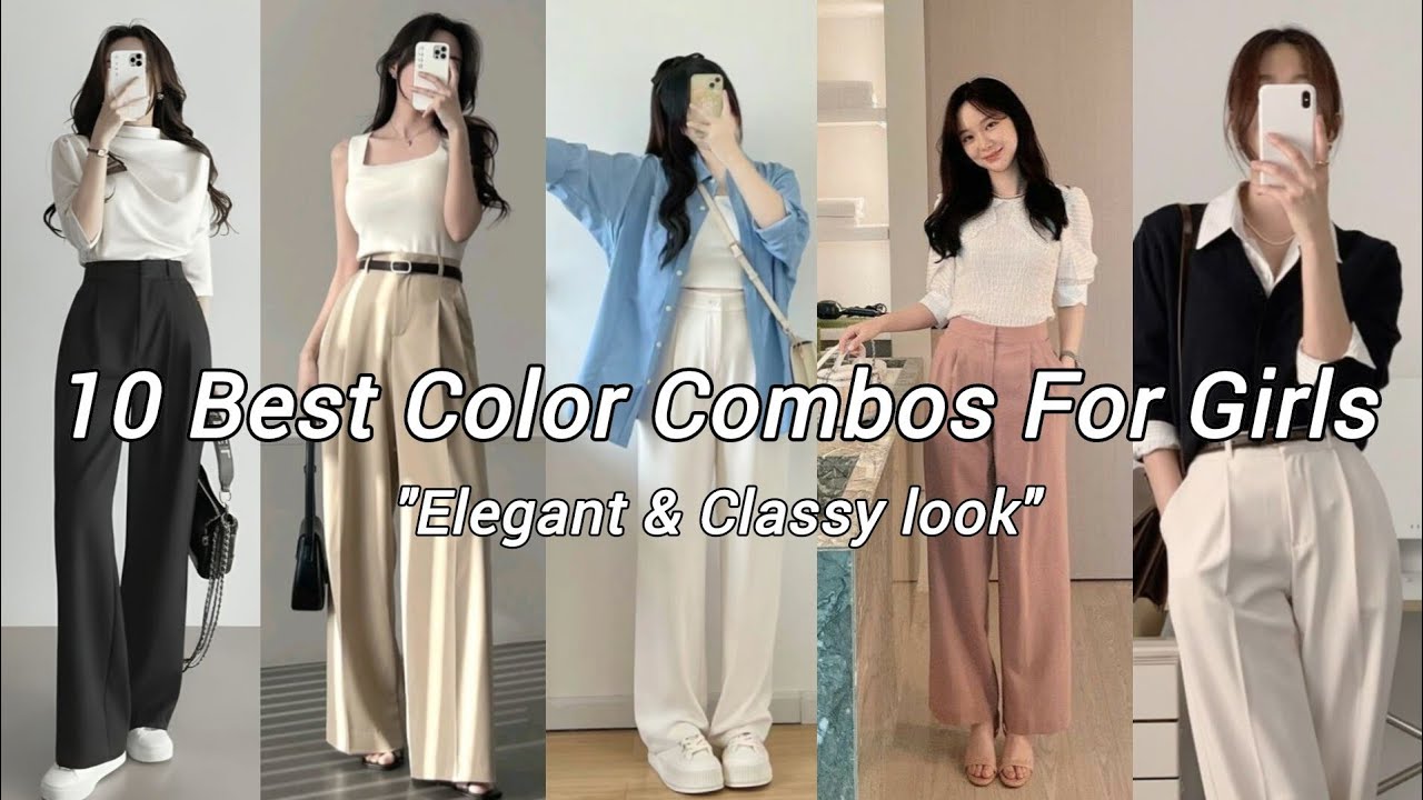 10 Best Color Combinations for Girls | Outfit Color Ideas | Fashion Tips |@Aesthetic-club1 