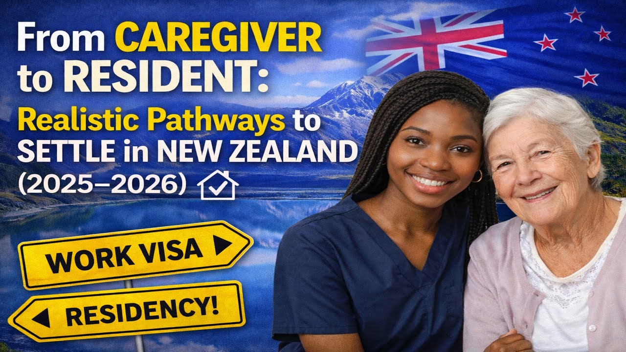 “From Caregiver to Resident: Realistic Pathways to Settle in New Zealand 🇳🇿 (2025-2026)”