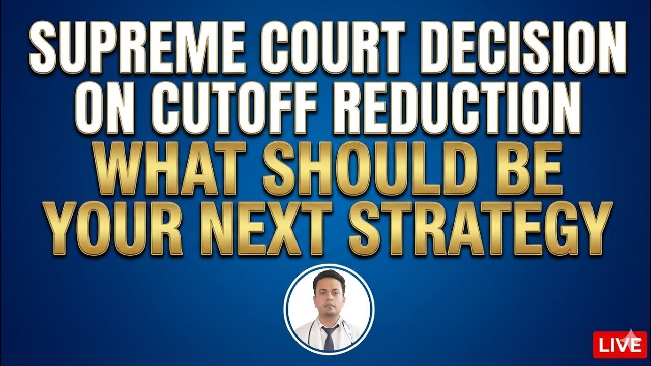 supreme court decision on revised cutoff , is there any hope remaining ,what should be next strategy