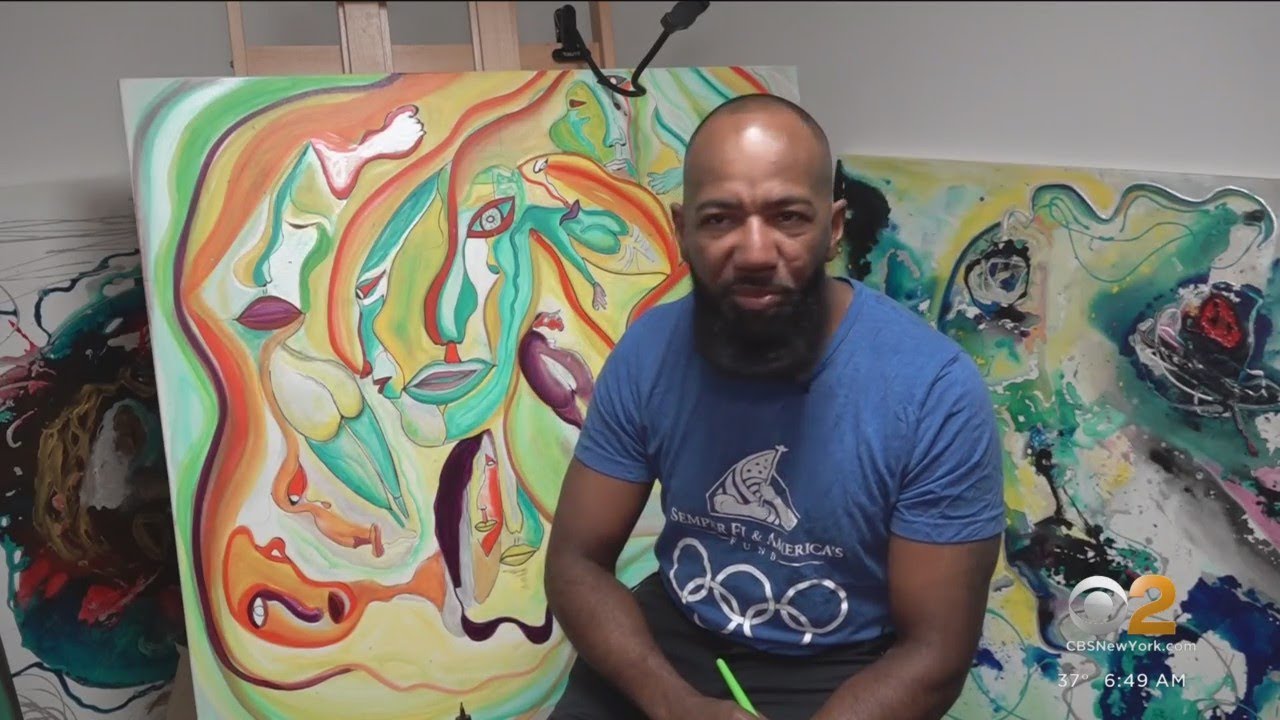 Army veteran combats PTSD through art therapy