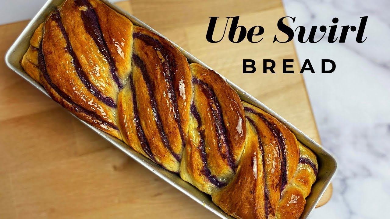 UBE SWIRL BREAD | Purple Yam Swirl Bread