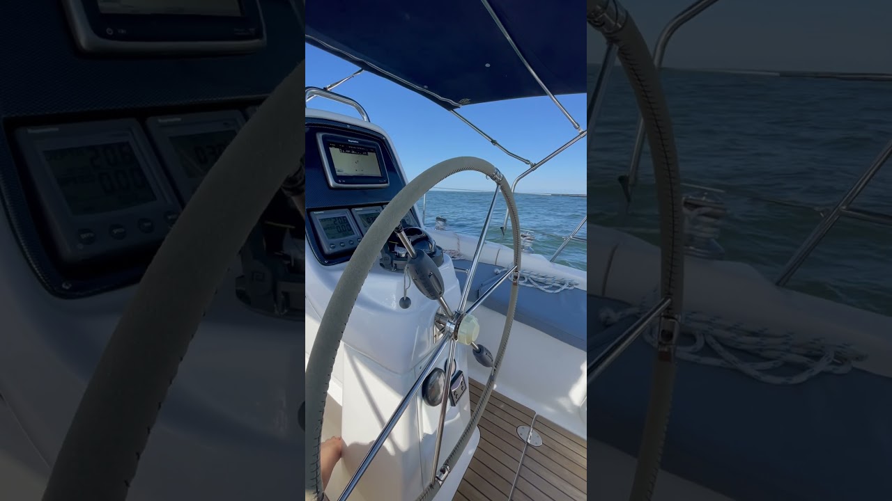 Sailing ⛵️ on Autopilot #autopilot #sailing #yacht #sailingboat